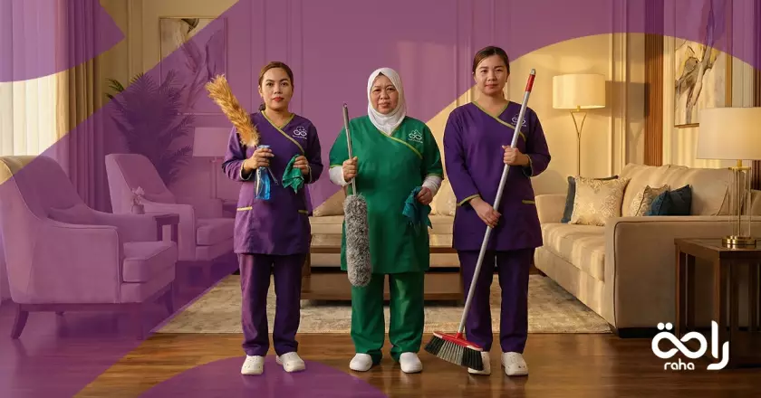 شركة تنظيف منازل بالرياض بخدمة عاملات تنظيف بالساعة ومقيمات