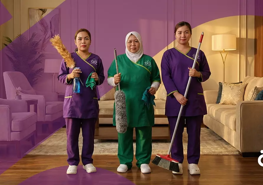 شركة تنظيف منازل بالرياض بخدمة عاملات تنظيف بالساعة ومقيمات
