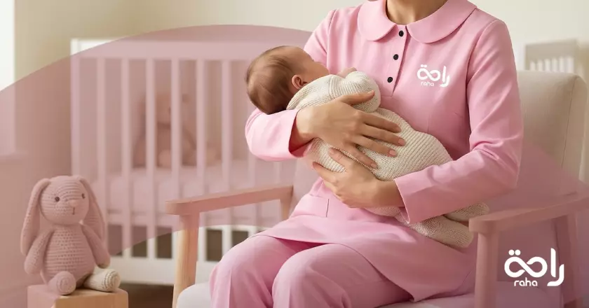 خدمة مربية الأطفال بالشهر من راحة
